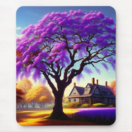 Jacaranda Tree Farm House, Mousepad (Vorne)