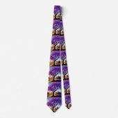 Jacaranda Tree Farm House, Neck Tie Krawatte (Vorderseite)