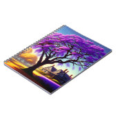 Jacaranda Tree Farm House, Notebook Notizblock (Linke Seite)