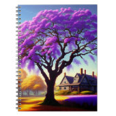 Jacaranda Tree Farm House, Notebook Notizblock (Vorderseite)