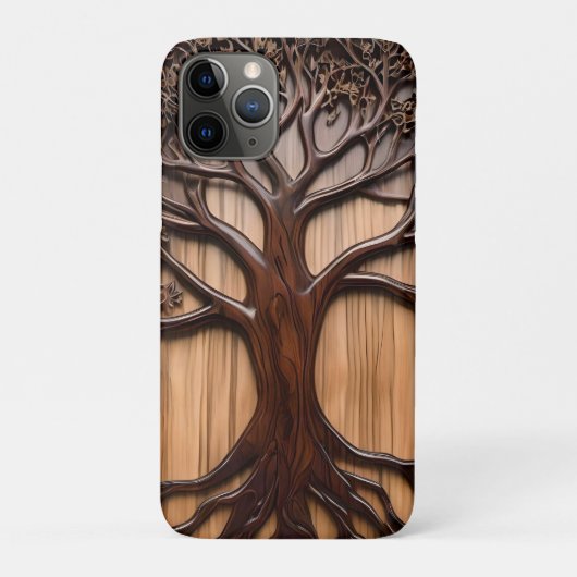 Jacaranda Tree: Naturkunde in Holz, Case-Mate iPhone Hülle (Rückseite)