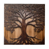 Jacaranda Tree: Naturkunde in Holz, Fliese (Vorderseite)