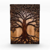 Jacaranda Tree: Naturkunde in Holz, Fotoblock (Vorderseite)