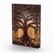 Jacaranda Tree: Naturkunde in Holz, Fotoblock (Rechts)
