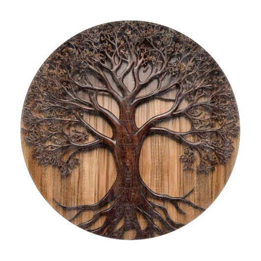 Jacaranda Tree: Naturkunde in Holz, Schneidebrett (Vorderseite)