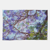 Jacaranda Tree Oil Paint, Disc Handtuch (Horizontal)