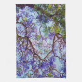 Jacaranda Tree Oil Paint, Disc Handtuch (Vertikal)