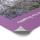 Jacaranda Tree Print Poster (Ecke)