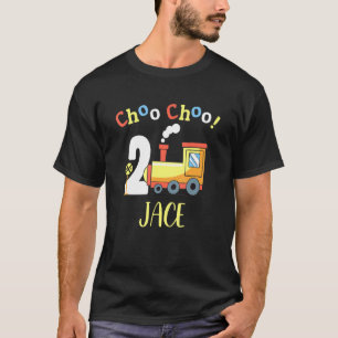 Jace Choo Choo Zwei Zug 2. Geburtstag Dreht 2 T-Shirt