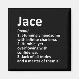 Jace Definition Personalisierter Name Lustiger Geb Magnet