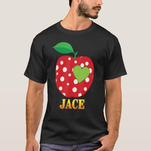 Jace Liebe School Zurück zur Schule Junge Kind Sch T-Shirt (Vorderseite)