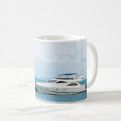 Jacht auf Bootsanlegestelle Kaffeetasse (VorderseiteRechts)