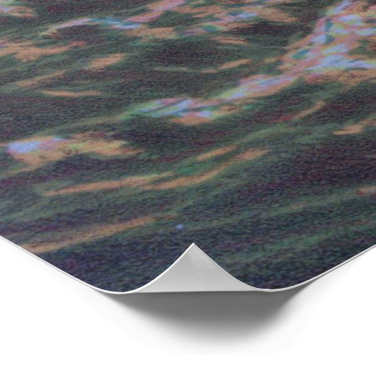 Jacht für antikes Segelschiff Poster (Ecke)