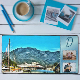 Jacht-Hafen Vallarta 0946 Schreibtischunterlage