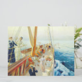 Jacht im Mittelmeer Karte (Stehend Vorderseite)