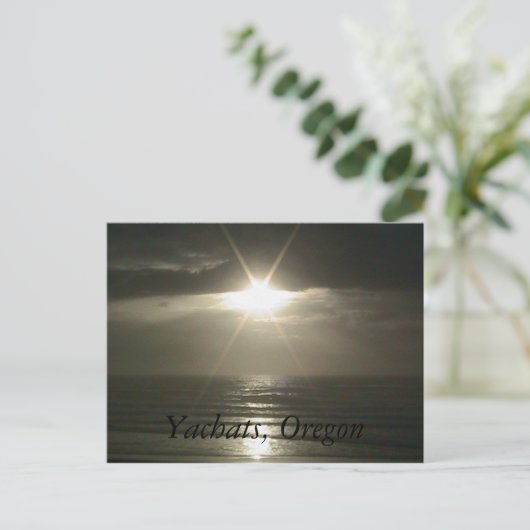 Jachten, Oregon Postkarte (Stehend Vorderseite)
