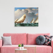 Jachten umkreisen die Mark Leinwanddruck (Insitu (Wohnzimmer))