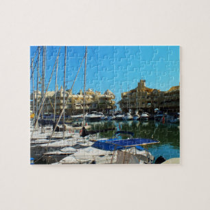 Jachthafen bei Benalmadena, Spanien Puzzle