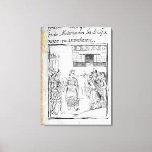 Jachthafen, der für die Spanier interpretiert Leinwanddruck