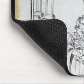 Jachthafen, der für die Spanier interpretiert Mousepad (Ecke)