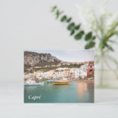 Jachthafen groß, Capri, Kampanien, Italien Postkarte (Stehend Vorderseite)