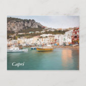 Jachthafen groß, Capri, Kampanien, Italien Postkarte (Vorderseite)