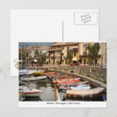 Jachthafen, Menaggio, Comer See 2 Postkarte (Vorne/Hinten)