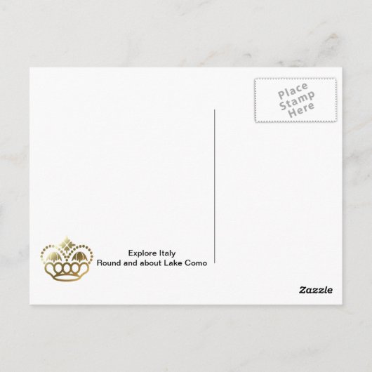 Jachthafen, Menaggio, Comer See 2 Postkarte (Rückseite)