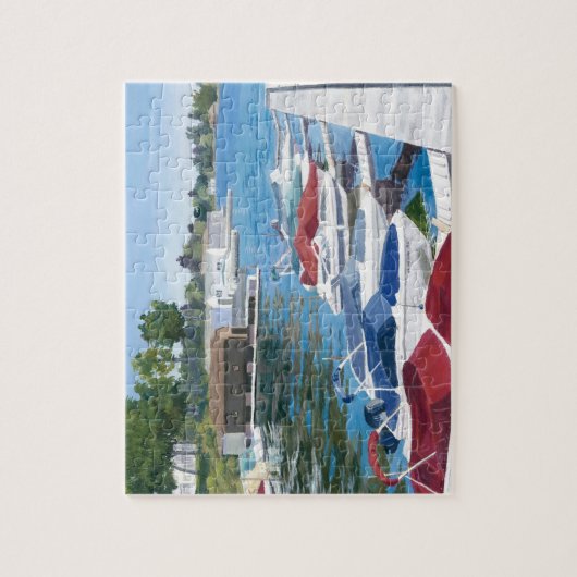 Jachthafen PARK T I Puzzle (Vertikal)