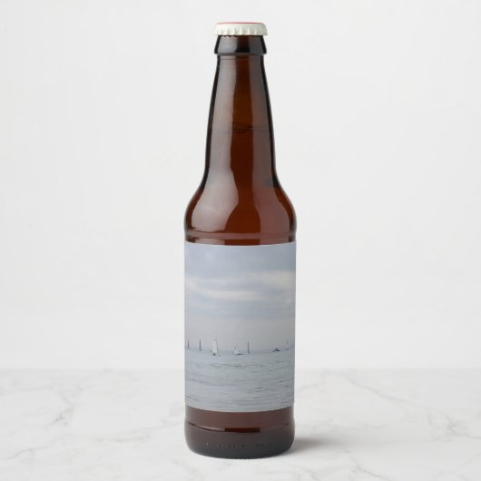 Jachtklub Bierflaschenetikett (Vorderseite)