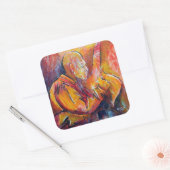 Jacinto 2008 quadratischer aufkleber (Umschlag)