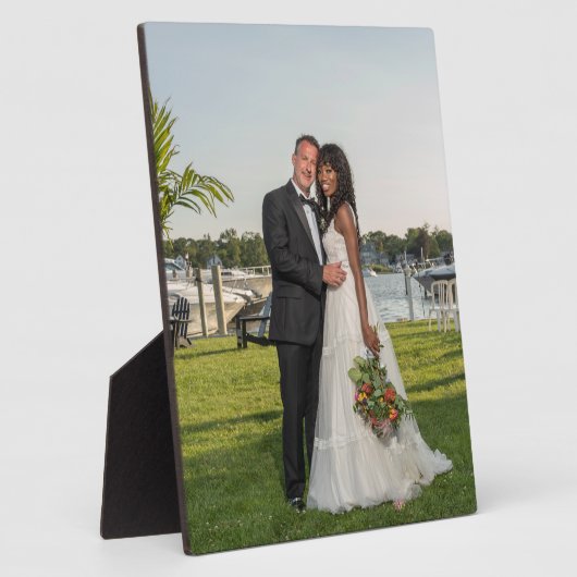 Jack & Alicia Wedding Fotoplatte (Seite)