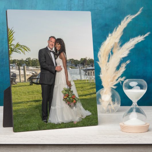 Jack & Alicia Wedding Fotoplatte (Seite)