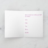 Jack and Jill Shower Heart of Gems Einladung (Innenseite)