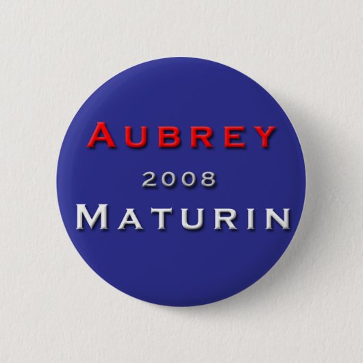 Jack Aubrey für Präsidenten! Button (Vorderseite)