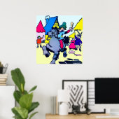 Jack auf einer Mission Poster Print (in 23 Größen) (Heimbüro)