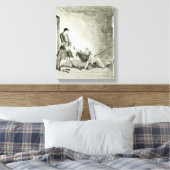 Jack besucht seine Mutter im Bethlehem Hospital, L Leinwanddruck (Insitu (Schlafzimmer))