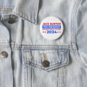 Jack Burton für Präsident 2024 Button (Beispiel)