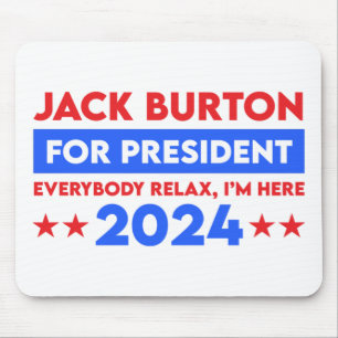 Jack Burton für Präsident 2024 Mousepad