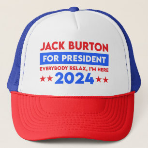 Jack Burton für Präsident 2024 Truckerkappe