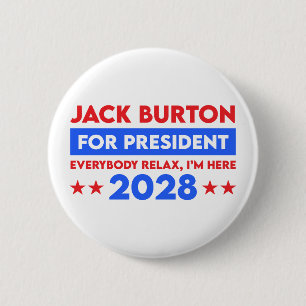 Jack Burton für Präsident 2028 Button