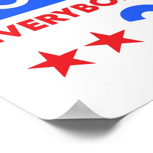 Jack Burton für Präsident 2028 Poster (Ecke)