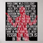 Jack Burton Poster (Vorne)