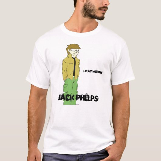 Jack cartoonized, Jack Phelps, ich spielen mit T-Shirt (Vorderseite)