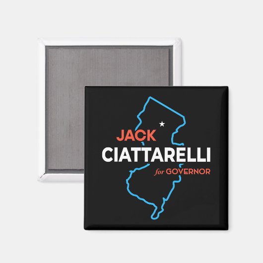 Jack Ciattarelli New Jersey Governor Election 2025 Magnet (Vorderseite/Rückseite)