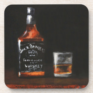 Jack Daniels für harten Kunststoff-Untersetzer Getränkeuntersetzer
