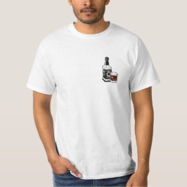 Jack Daniels inspiriert Whiskey Illustration Stick T-Shirt