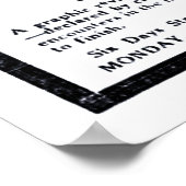 Jack Dempsey 1921 Vintager Film und Poster (Ecke)