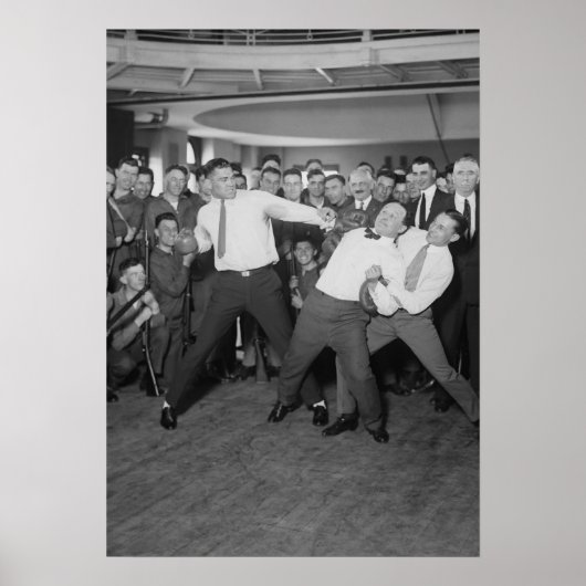 Jack Dempsey, Houdini & Benny Leonard Poster (Vorne)