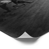 Jack Dempsey Mock kämpft gegen Harry Houdini Poster (Ecke)